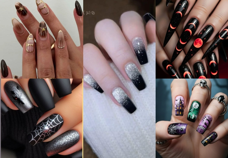 Witch Gothic Nail Designs