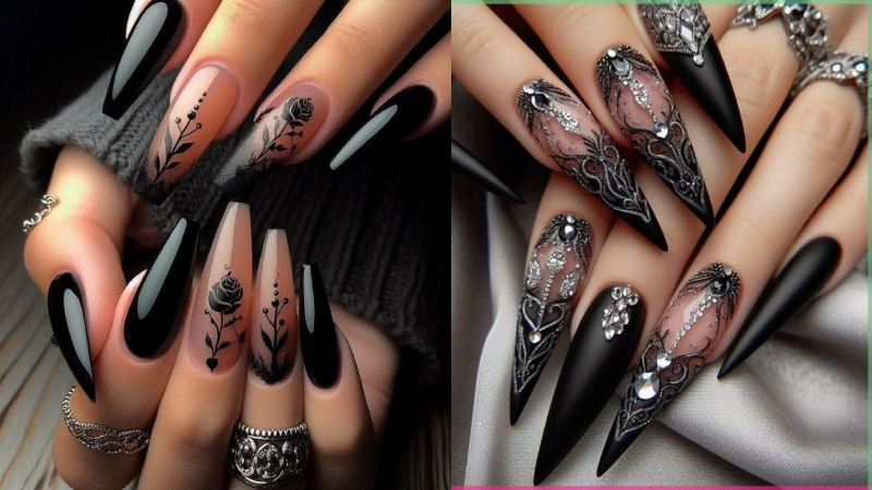 Witch Gothic Nail Designs