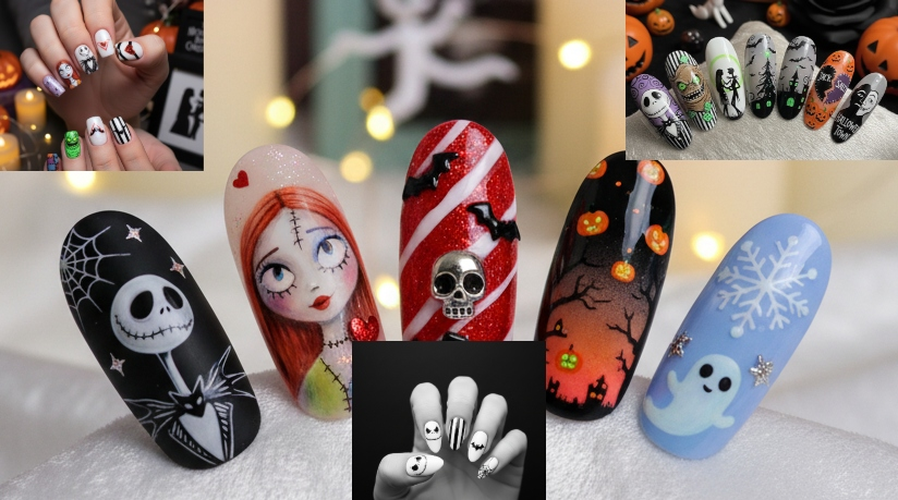 Nightmare Before Christmas Nail Designs