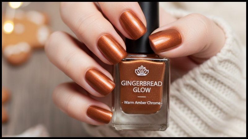 Gingerbread Nails