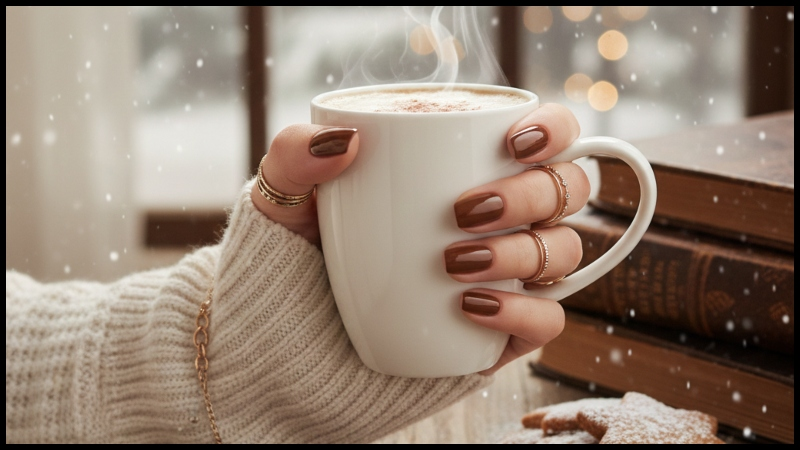 Gingerbread Nails