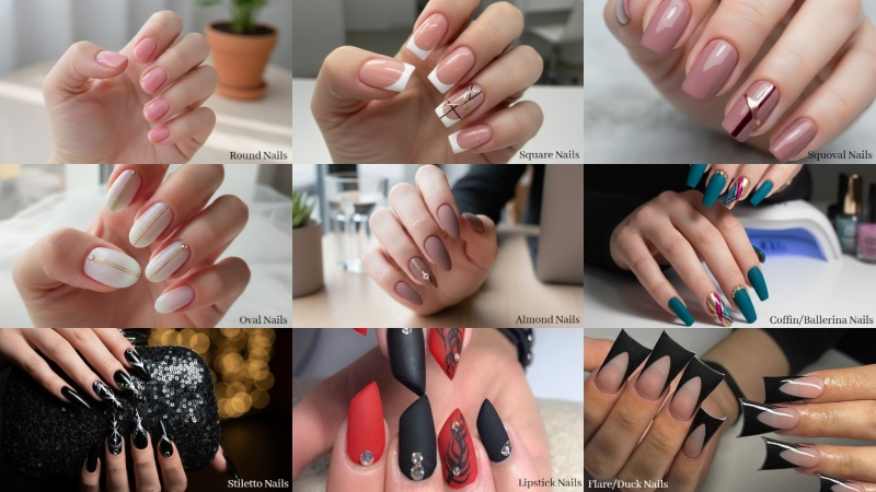 Different Nail Shapes