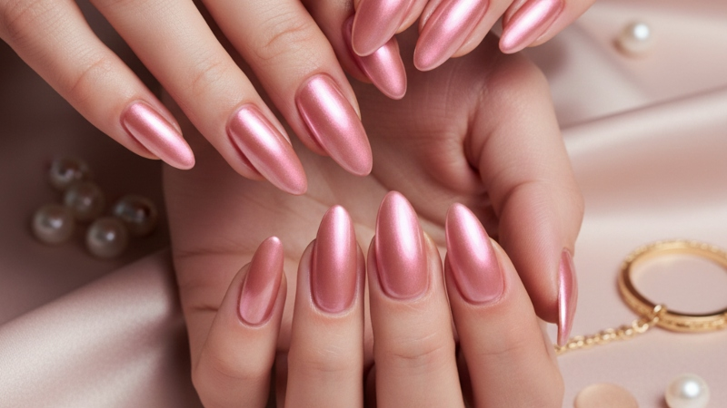 Elegant Pink Nail Designs