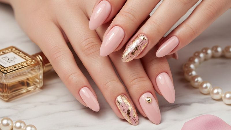 Elegant Pink Nail Designs