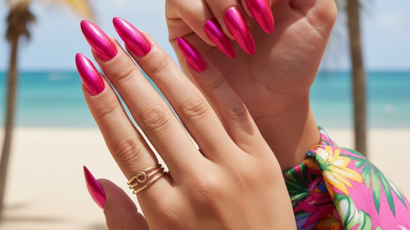 Elegant Pink Nail Designs