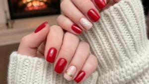 Simple Christmas Nails