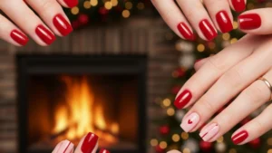 Simple Christmas Nails