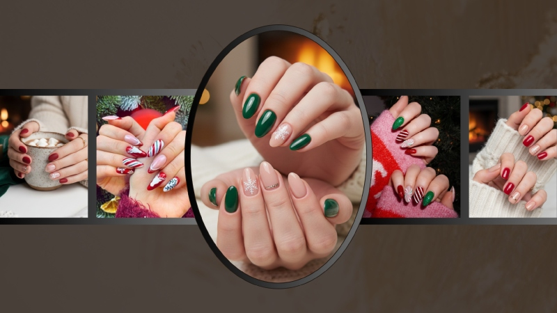 Simple Christmas Nails