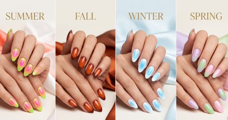 Seasonal Aura Nails