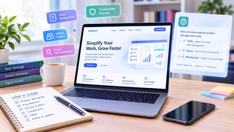 how SaaS companies get cited by AI